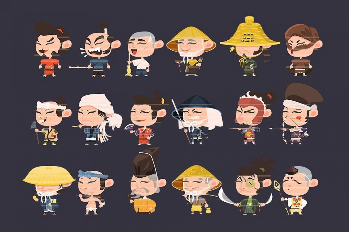 36 Samurai Characters alt