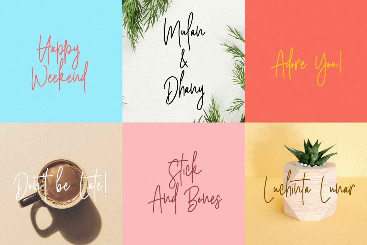 Cyclones Signature Brush Font - view 6