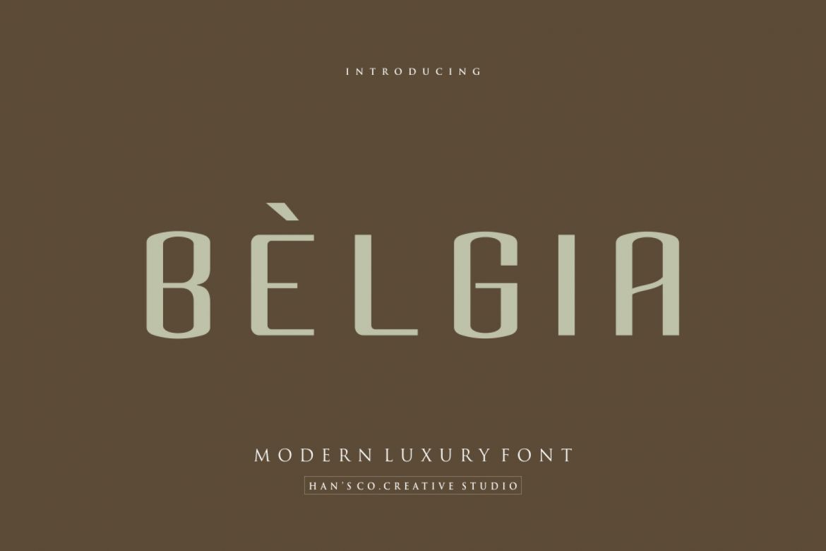 Belgia Sans Serif