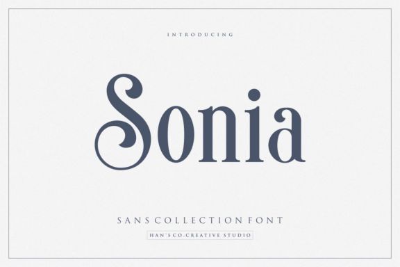 Sonia Serif Font