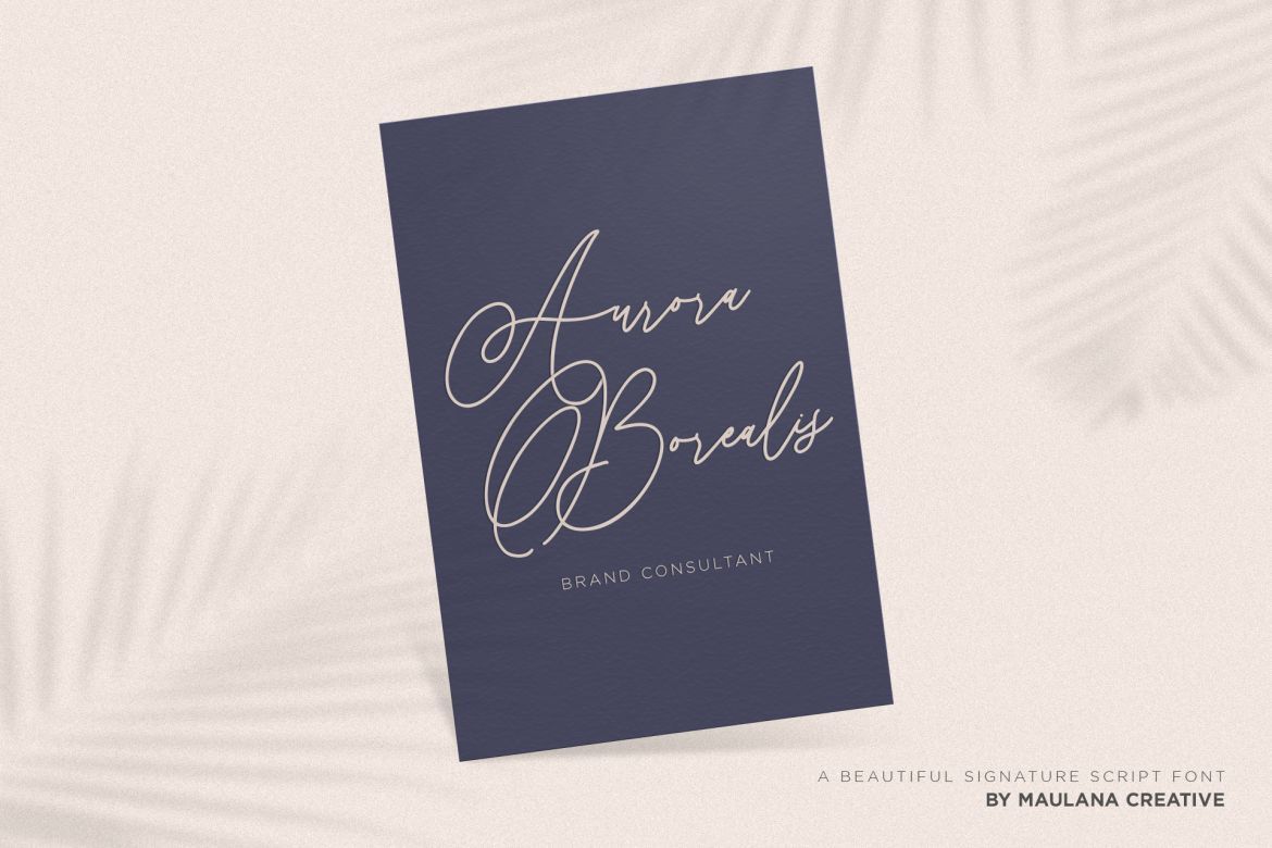 Asphalt Signature Font - view 3