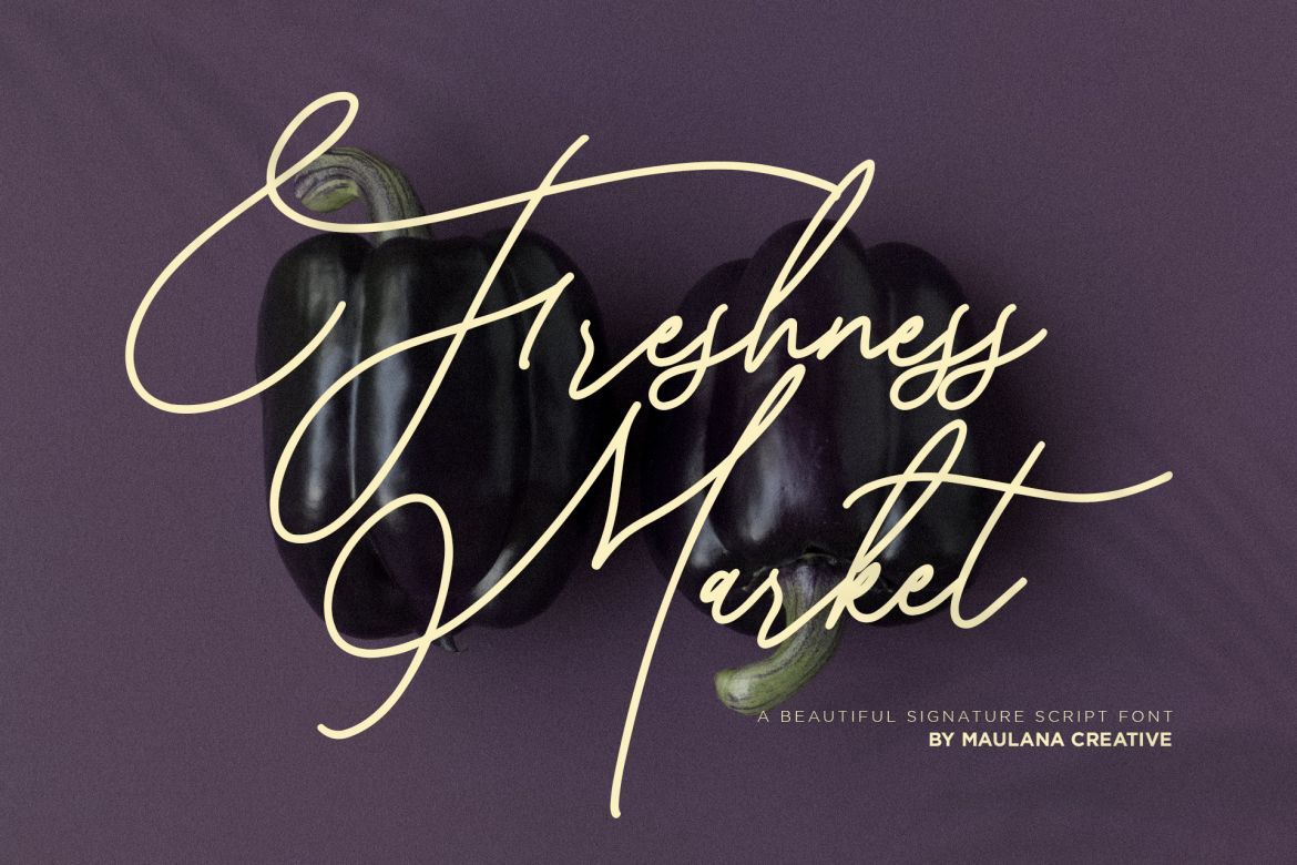 Asphalt Signature Font - view 4