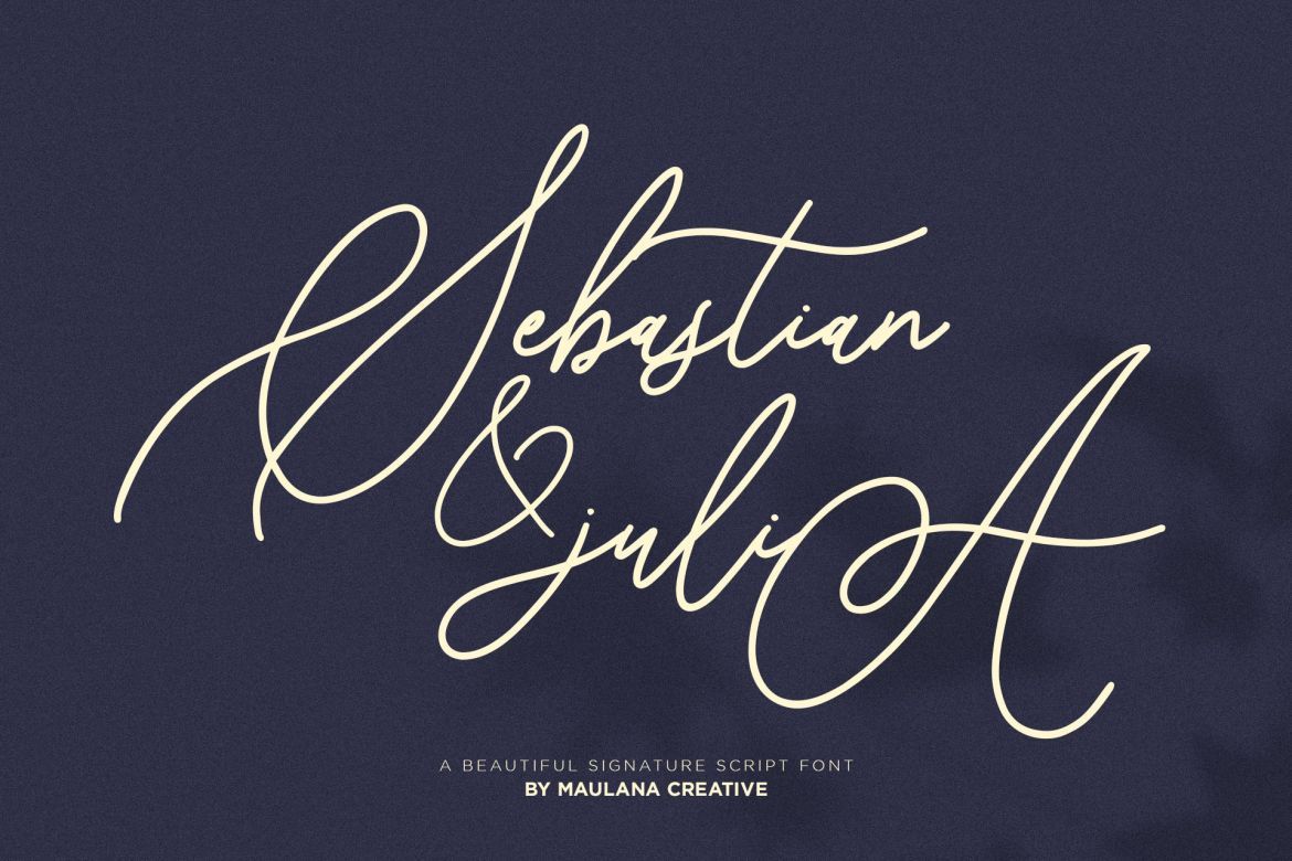 Asphalt Signature Font - view 6