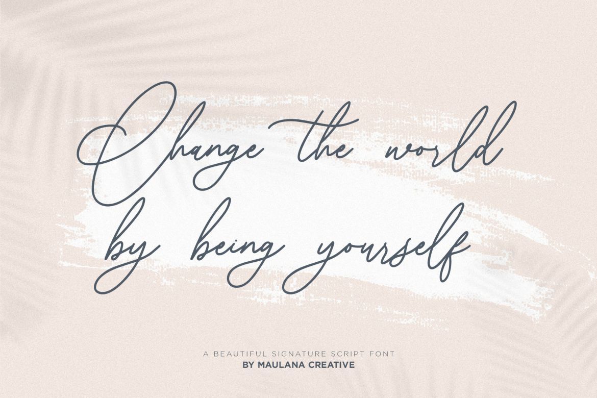 Asphalt Signature Font - view 7