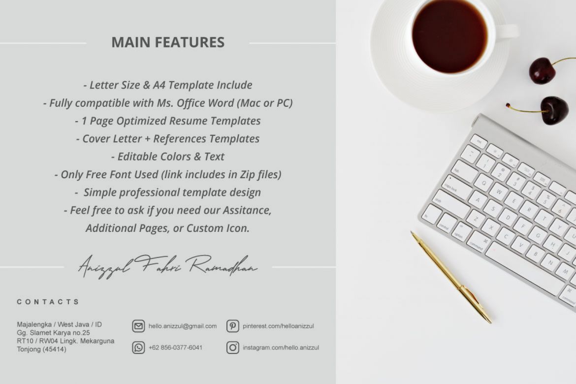Aleix Resume Templates - view 5