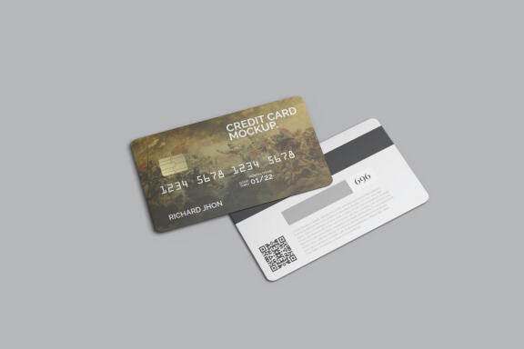 Credit Card - Free Mockup