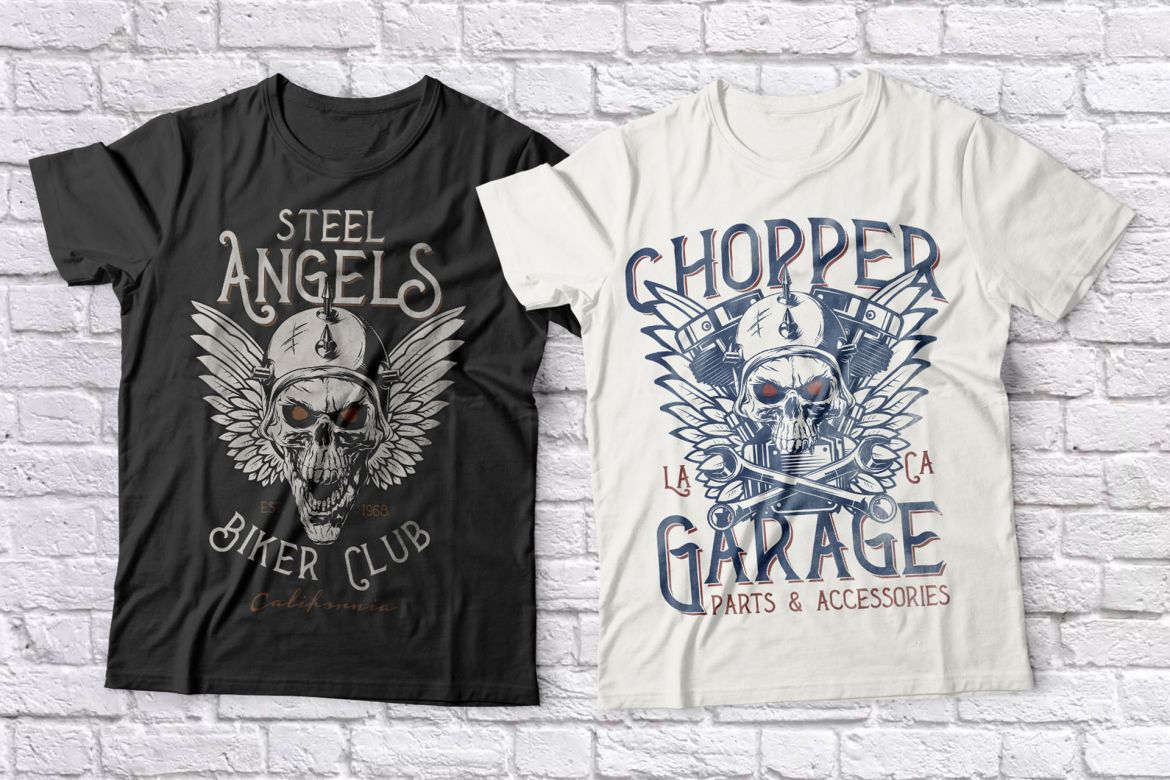 Biker Whiskey Layered Font - view 6