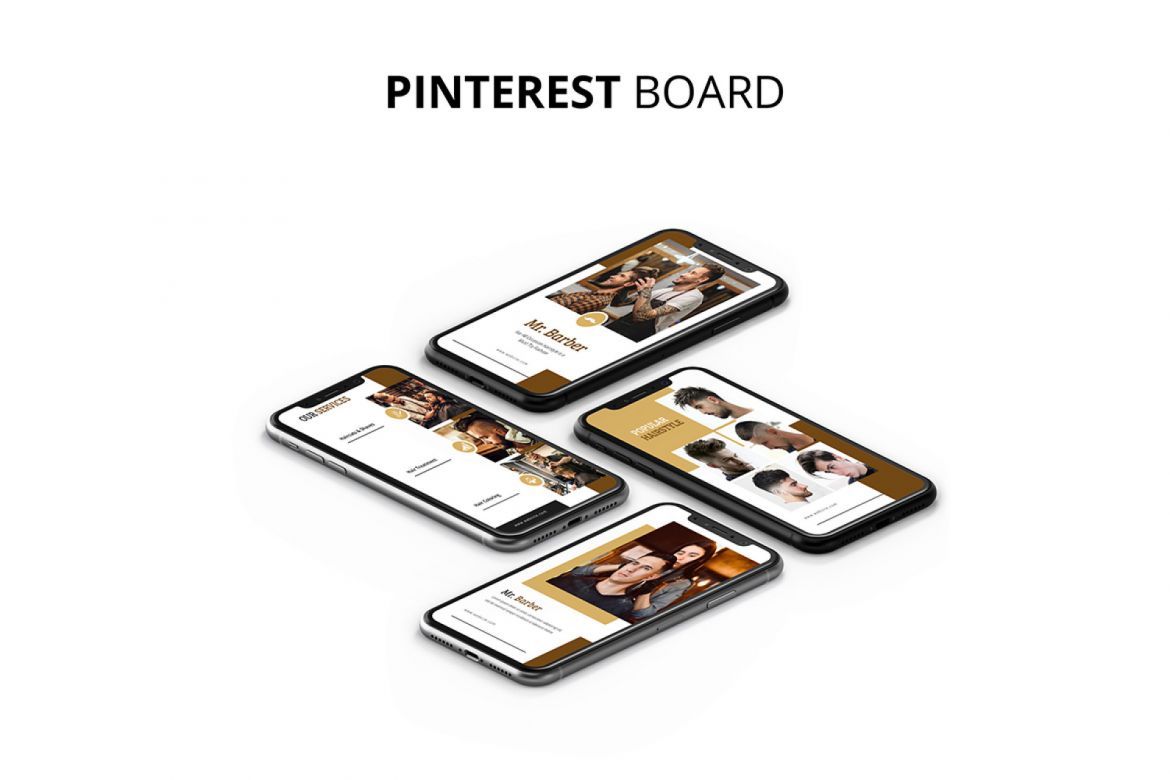 Mr Barber Barbershop Social Media Kit - view 5