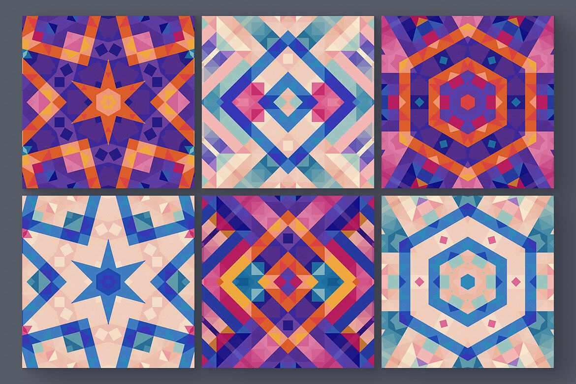 12 Free Modern Geometric Patterns 3 - view 4