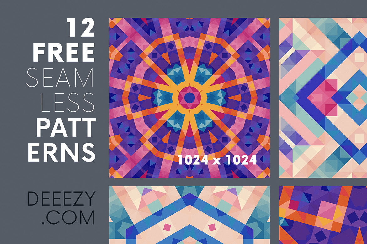 12 Free Modern Geometric Patterns 3 alternate
