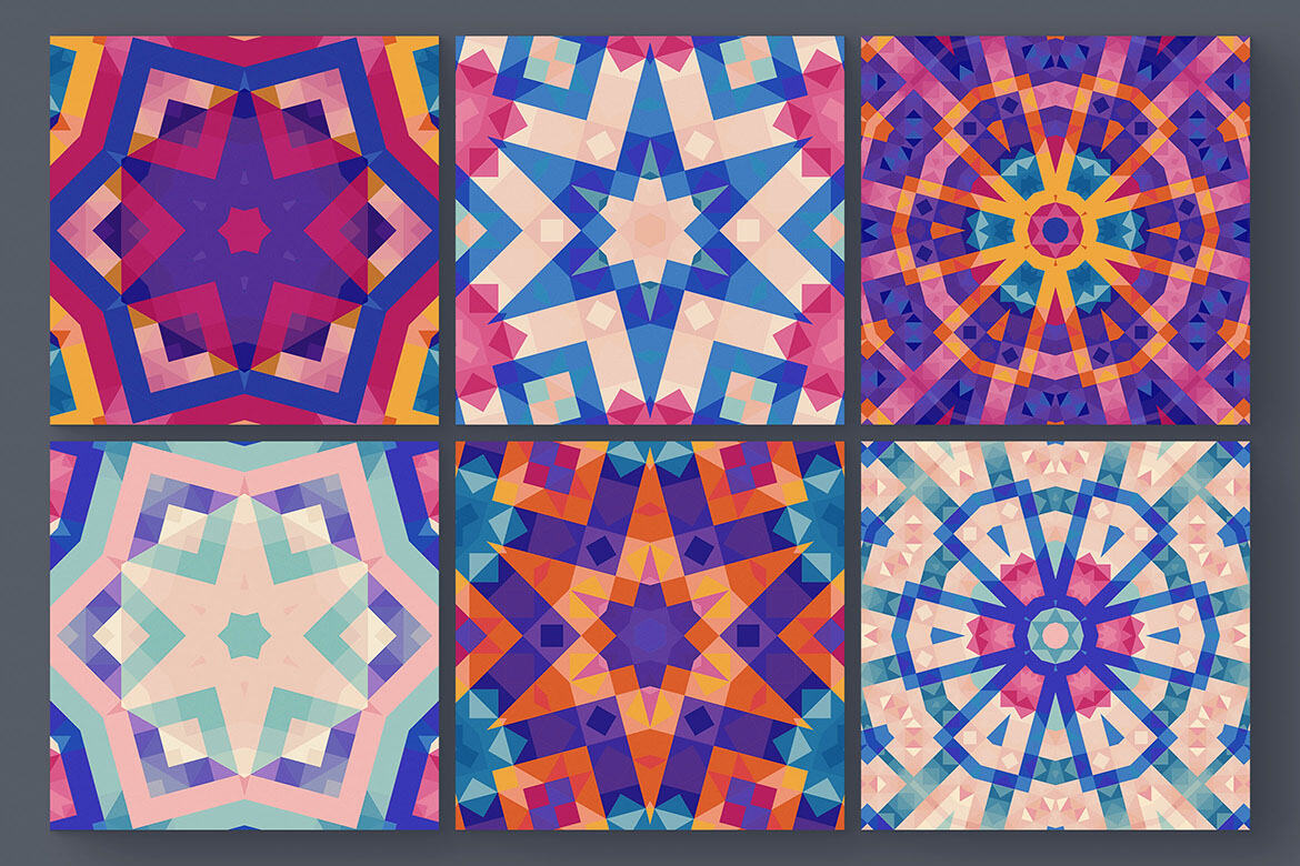 12 Free Modern Geometric Patterns 3 - view 3