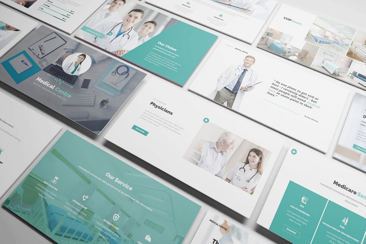 Medical Centre Keynote Presentation Template - view 3