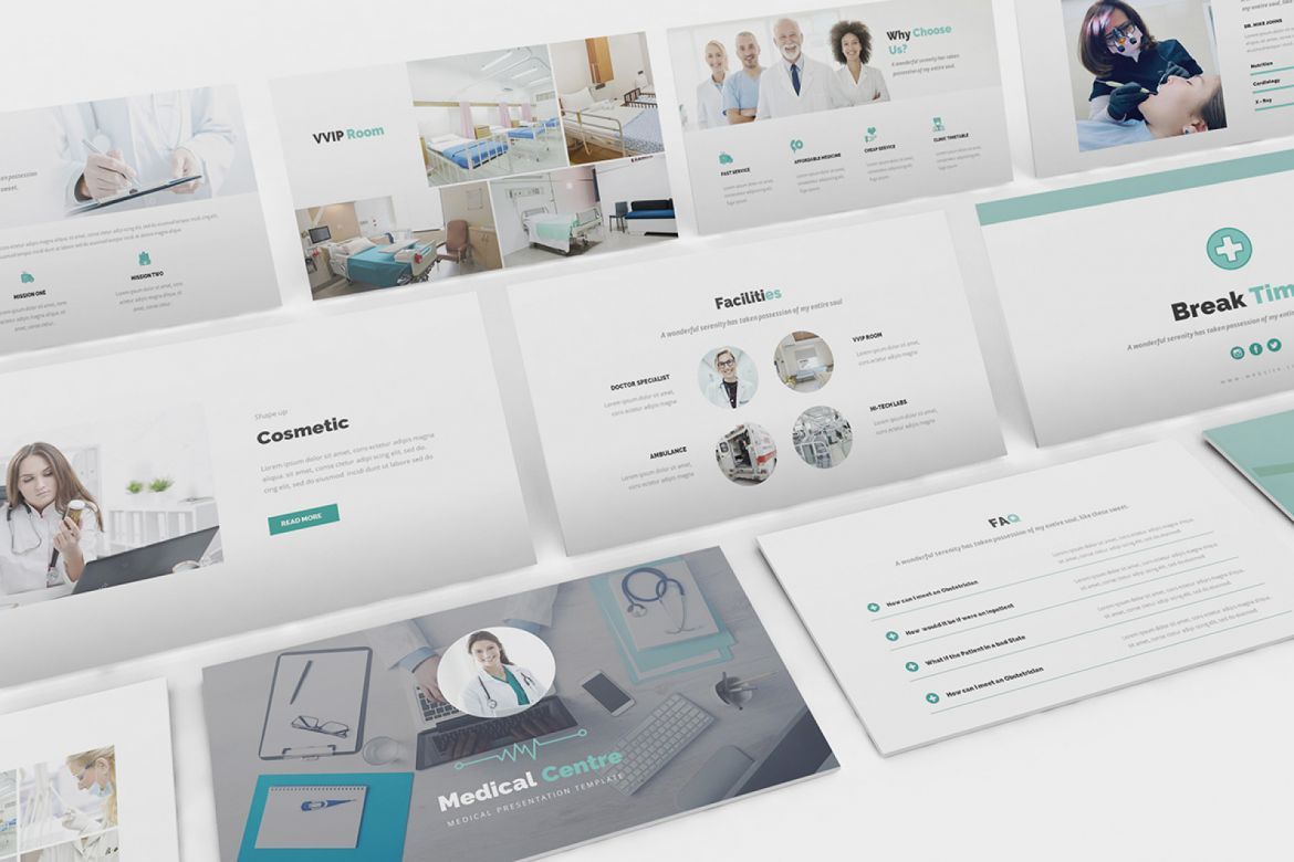 Medical Centre Keynote Presentation Template - view 10