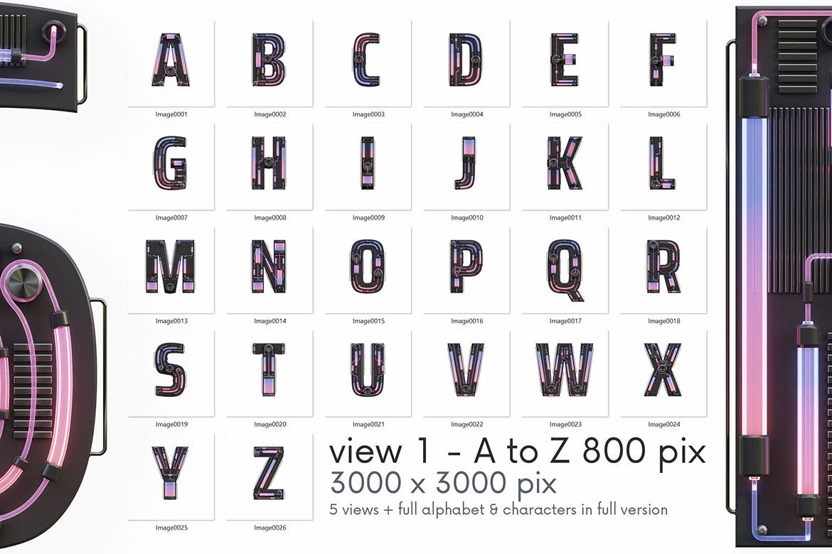 Future Science - Free 3D Lettering - view 5