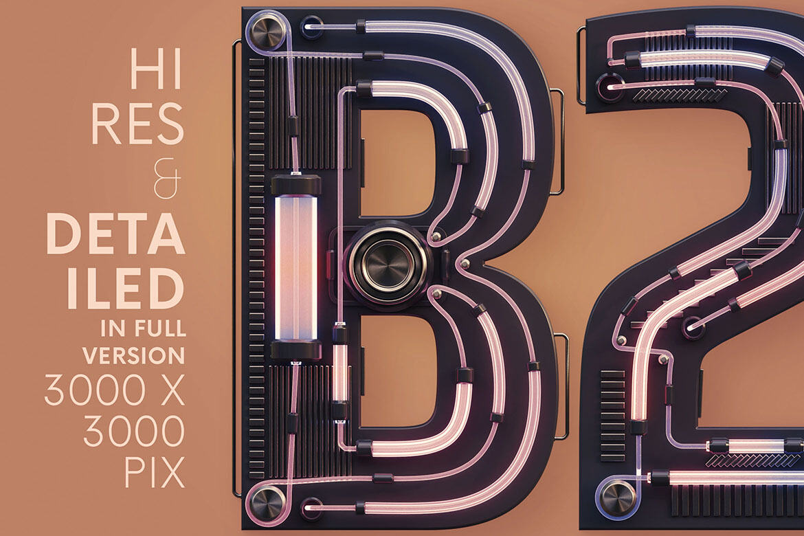 Future Science - Free 3D Lettering alternate