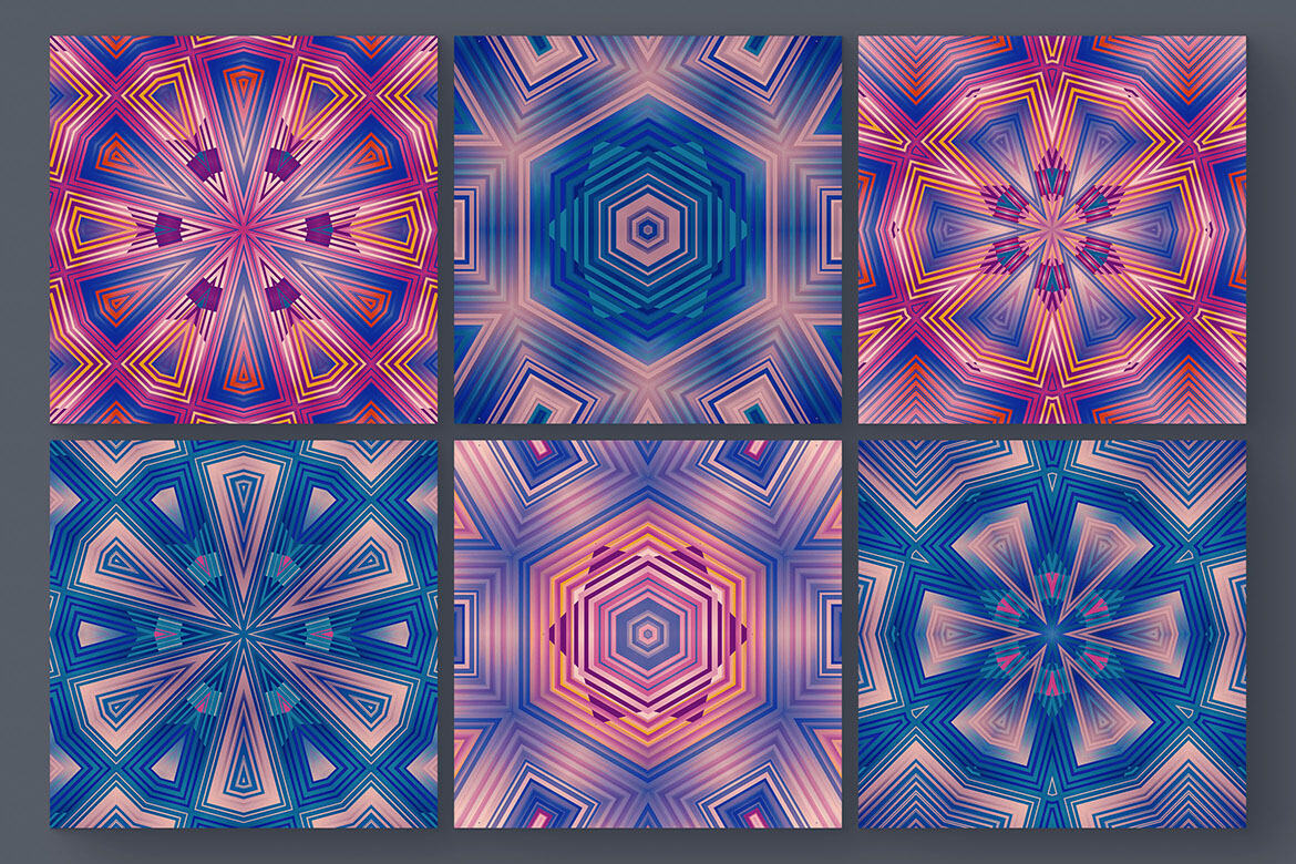 12 Free Modern Geometric Patterns 4 - view 3