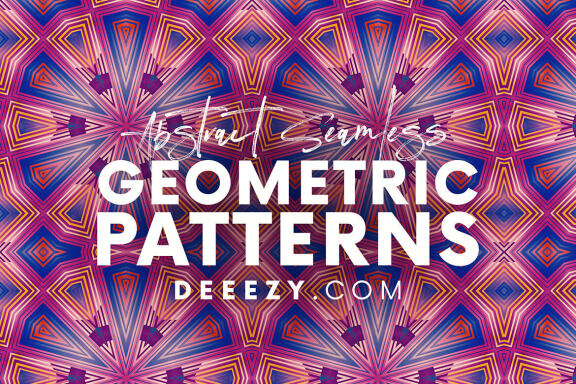 12 Free Modern Geometric Patterns 4