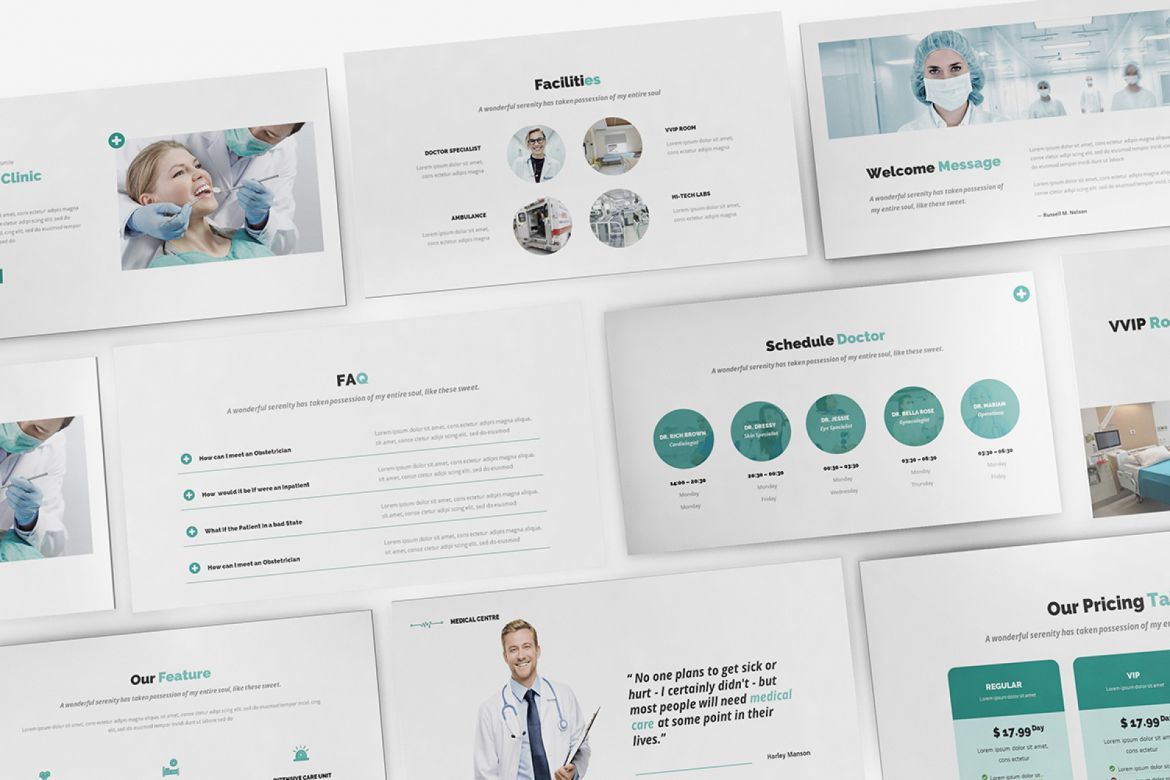 Medical Centre Google Slides Presentation Template - view 6