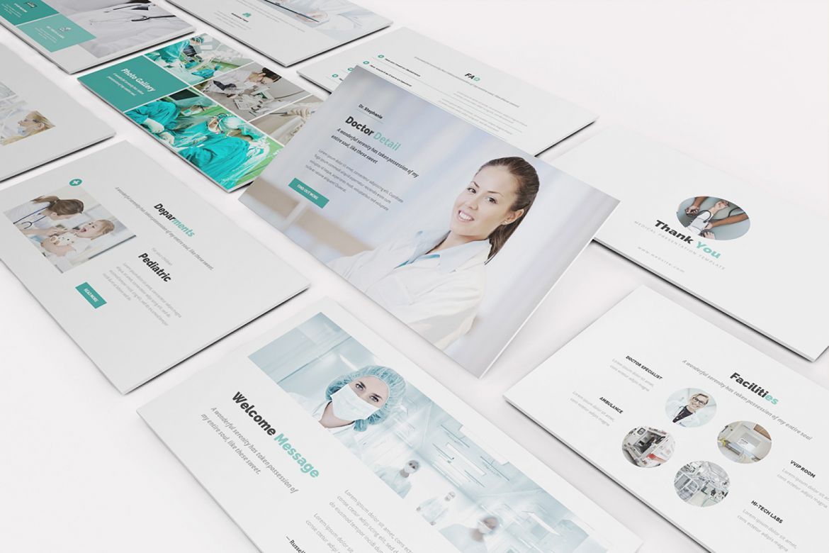 Medical Centre Google Slides Presentation Template - view 9