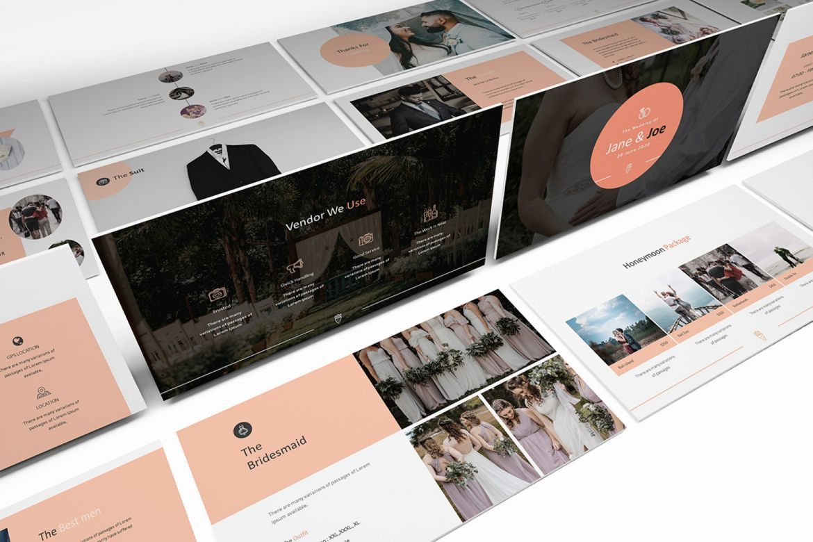 Wedding Keynote Presentation Template alternate