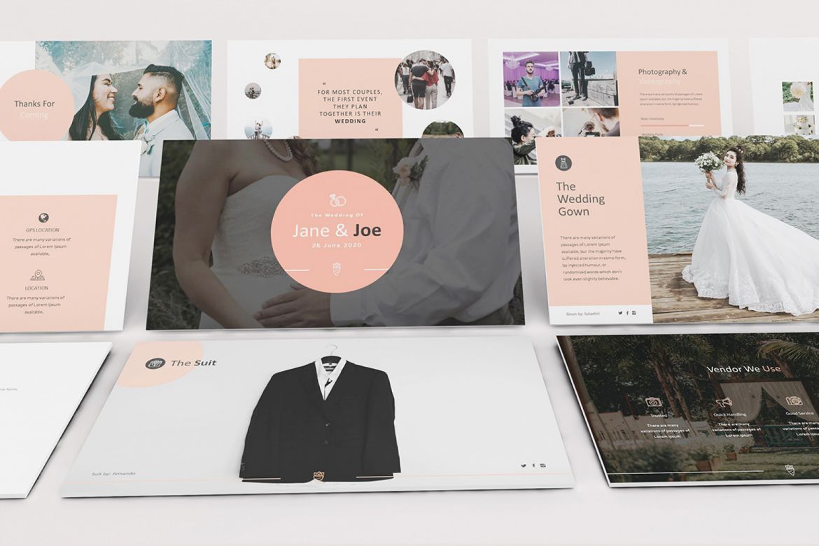 Wedding Keynote Presentation Template - view 8