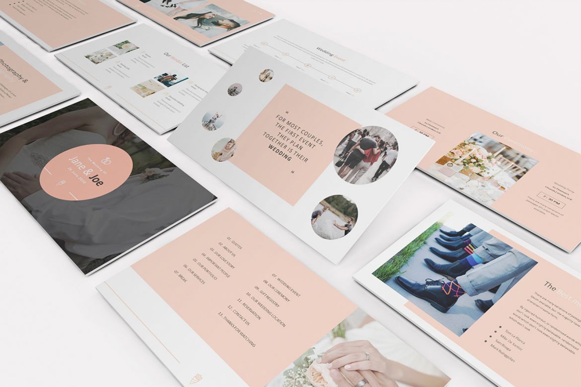 Wedding Keynote Presentation Template alternate