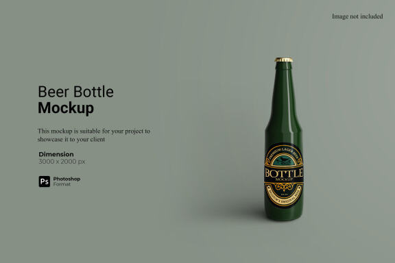 Beer Bottle - Free Mockup