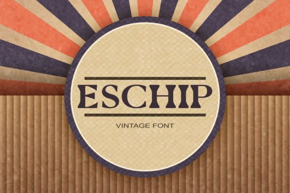 Eschip Serif Font - view 1