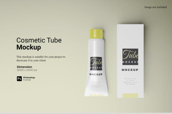 Cosmetic Tube - Free Mockup