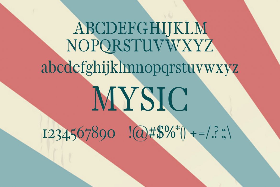 Mysic Serif Font alternate