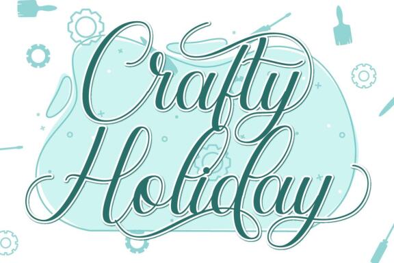 Crafty Holiday - Free Font