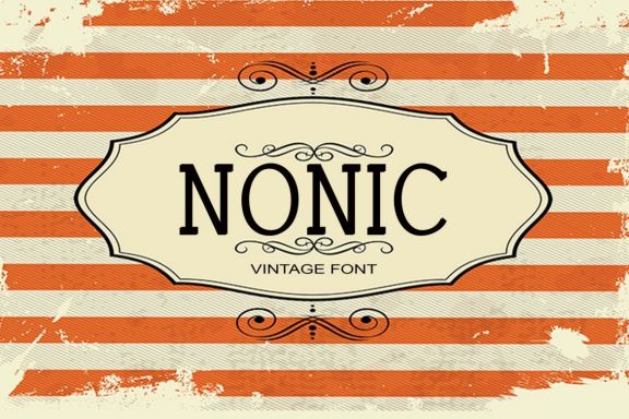 Nonic Serif Font - view 1