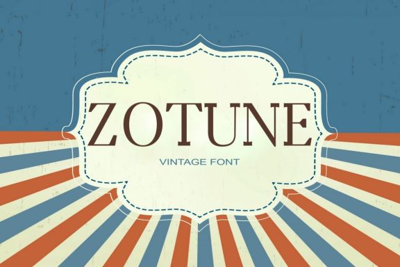 Zotune Serif Font