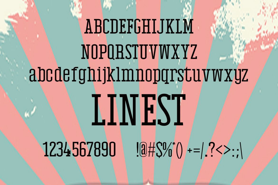 Linest Serif Font alternate