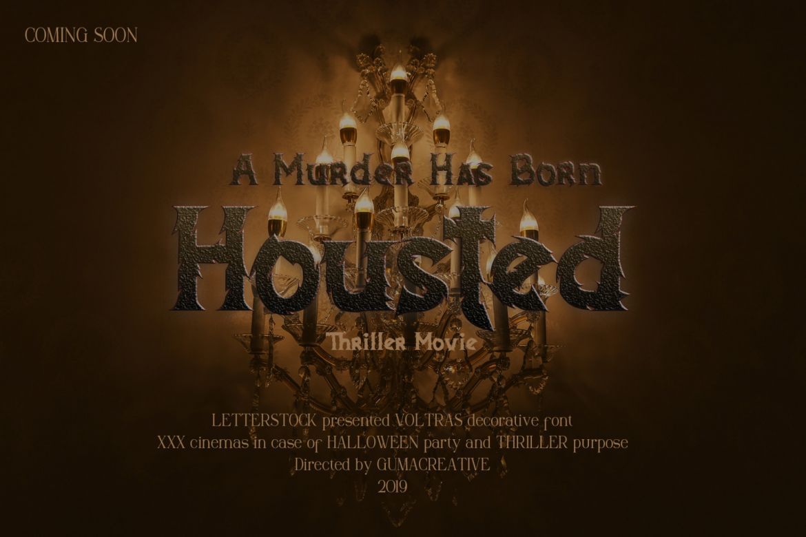 Voltras Decorative Font - view 2