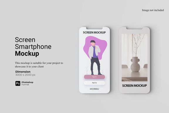 Screen Smartphone - Free Mockup