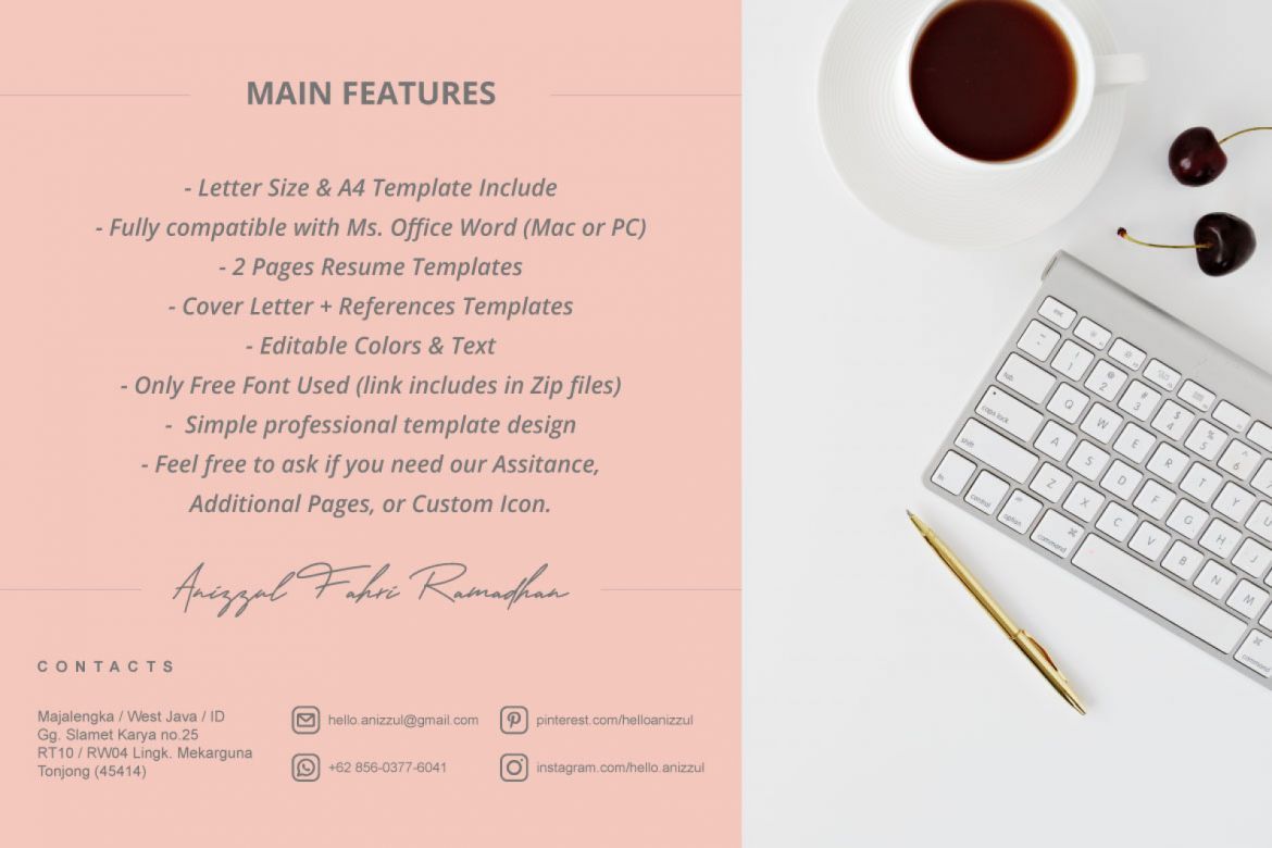 Nina Van Holland Resume Templates - view 5