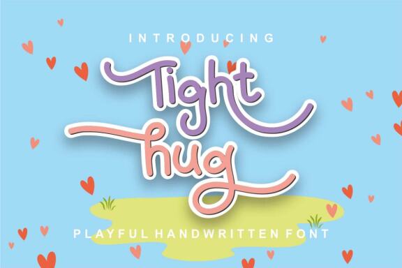 Tight Hug - Free Playful Font
