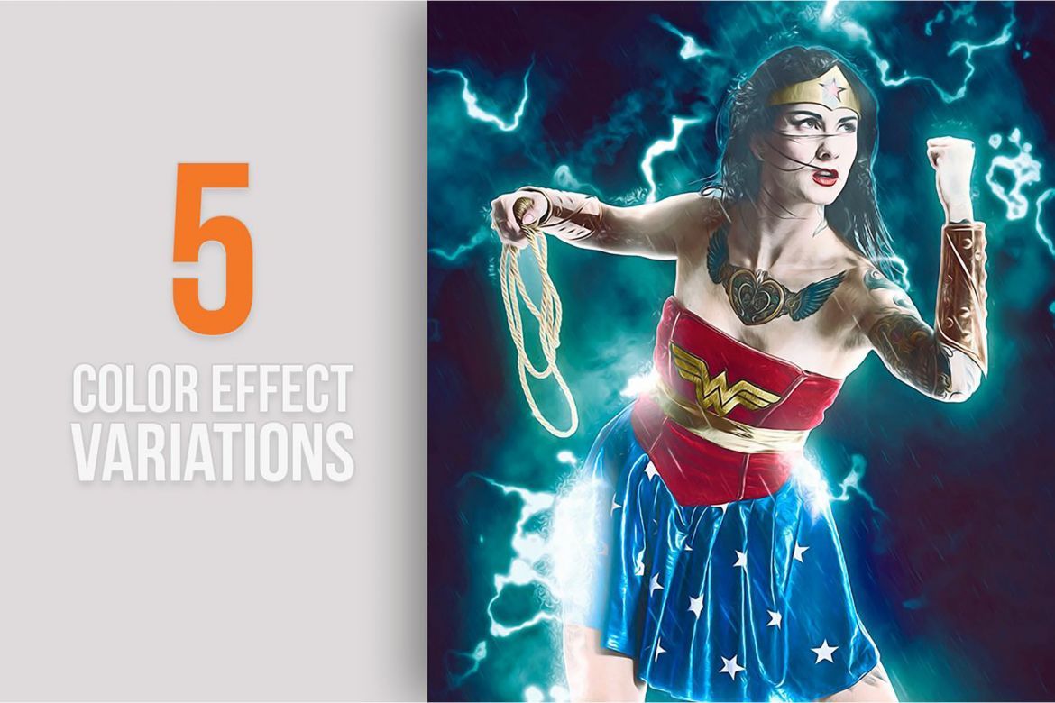 Lightning Photoshop Action - view 4