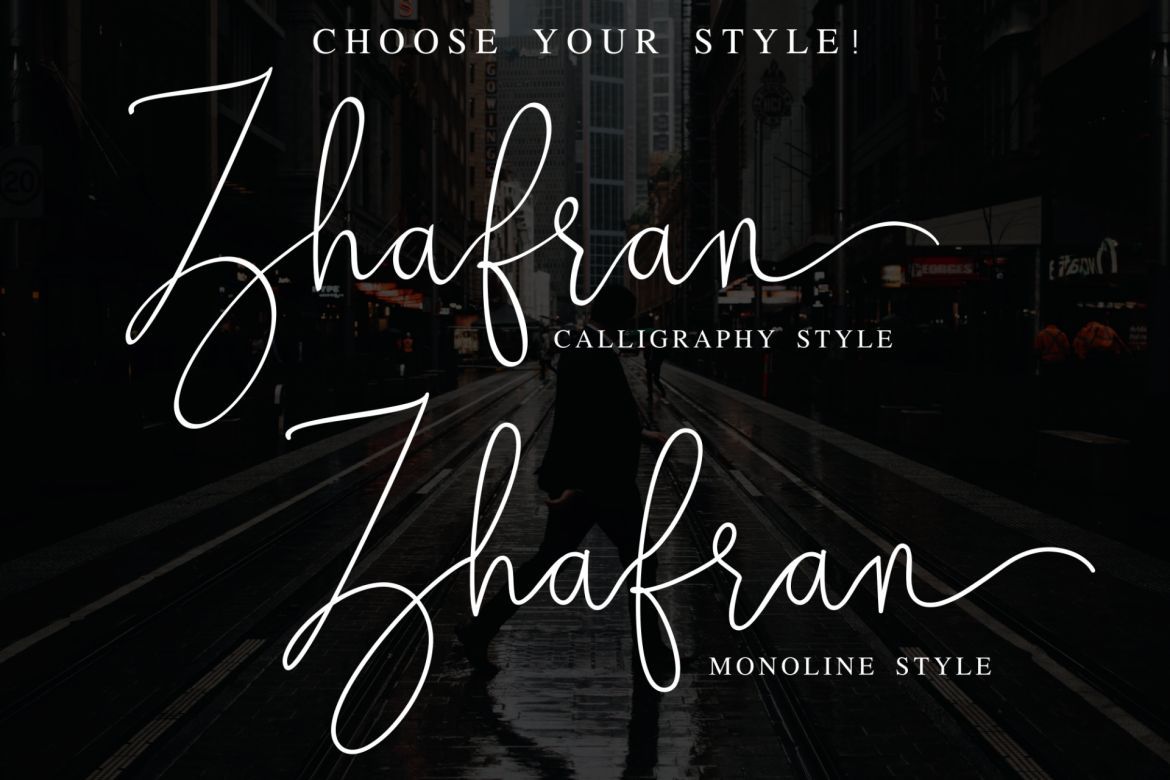 Zhafran - Signature Font - view 9