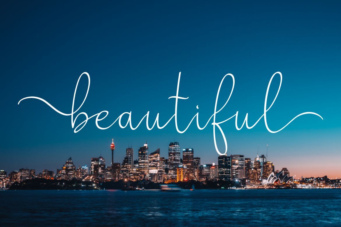 Zhafran - Signature Font - view 10