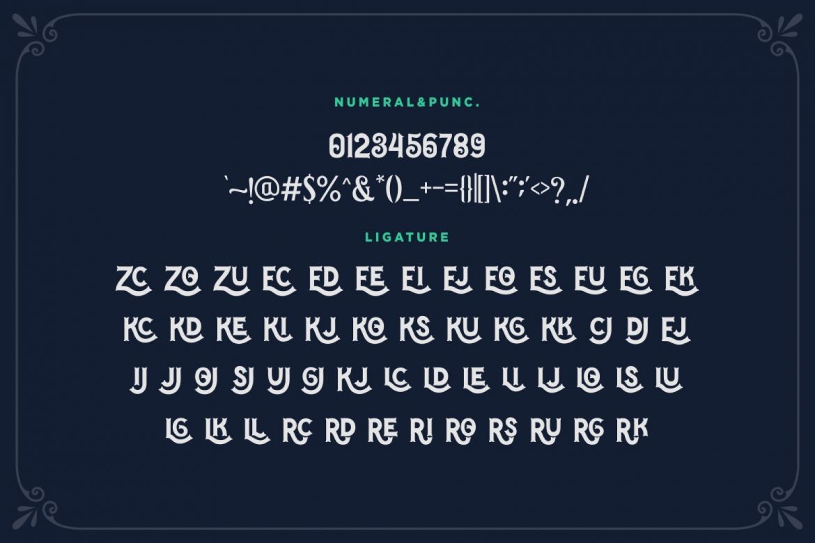 Blue Spirits Layered Font - view 8