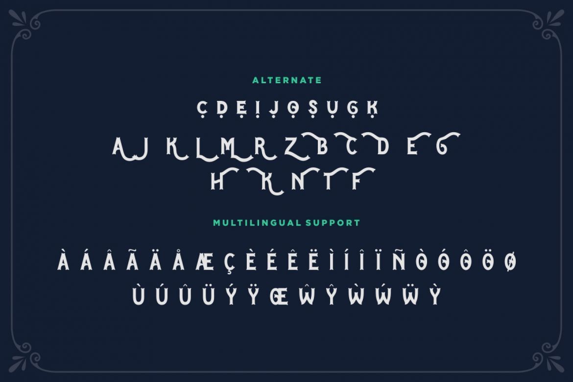 Blue Spirits Layered Font - view 9