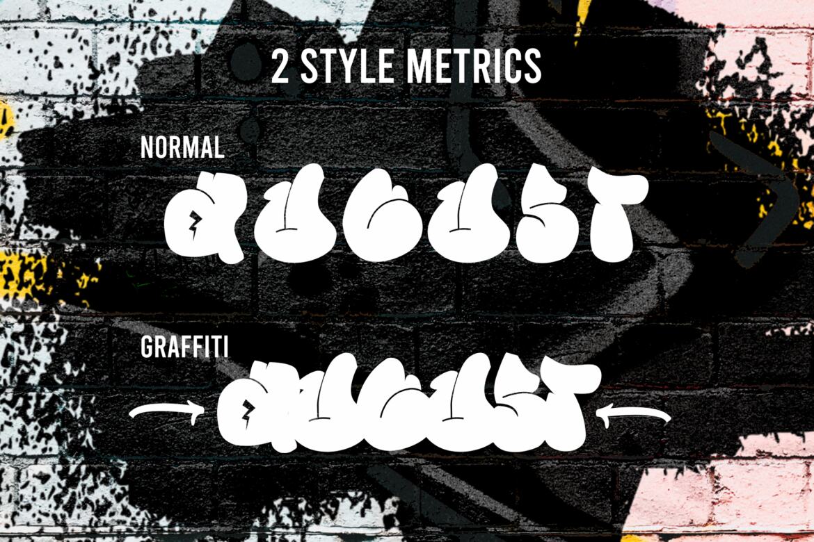 Wushand Graffiti - Free Font - view 6