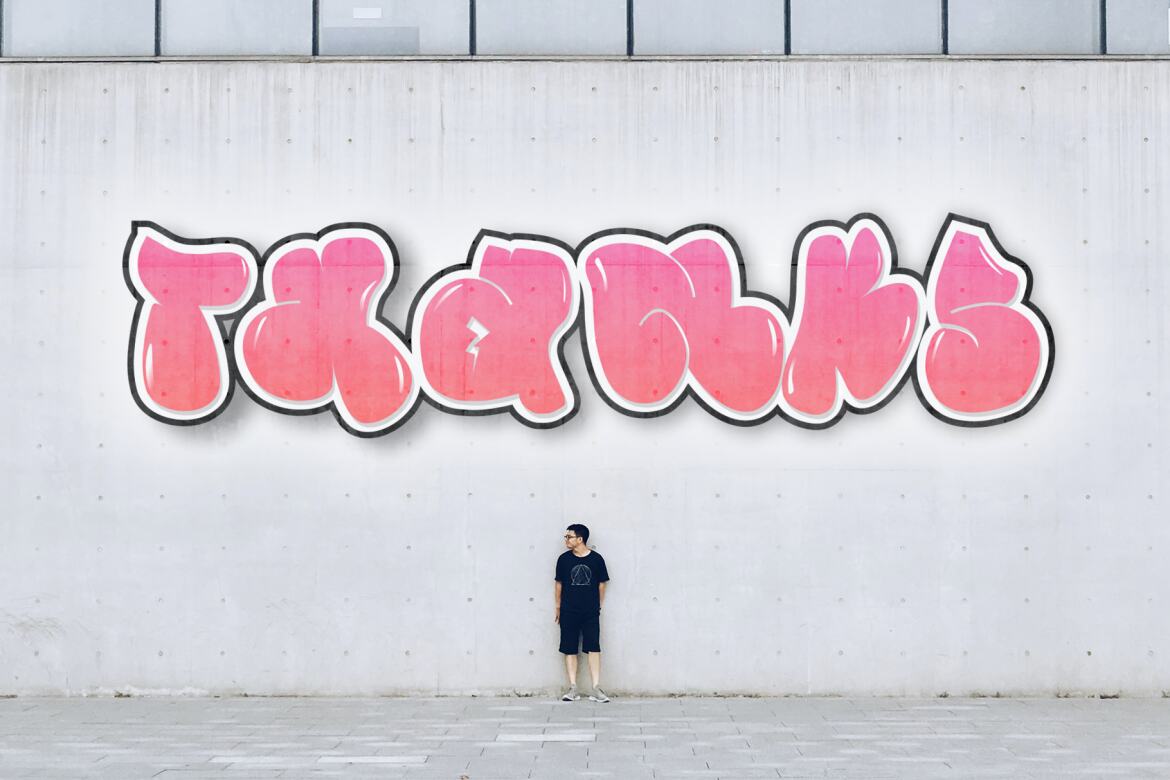 Wushand Graffiti - Free Font alternate