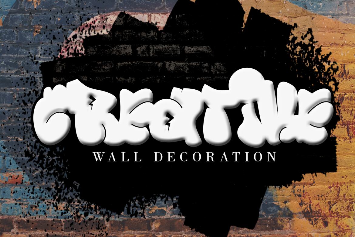 Wushand Graffiti - Free Font alt