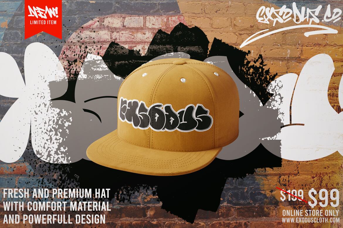 Wushand Graffiti - Free Font - view 3