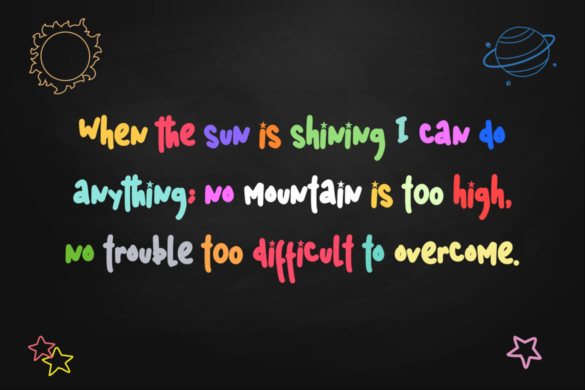 Shooting Star - Free Font alternate