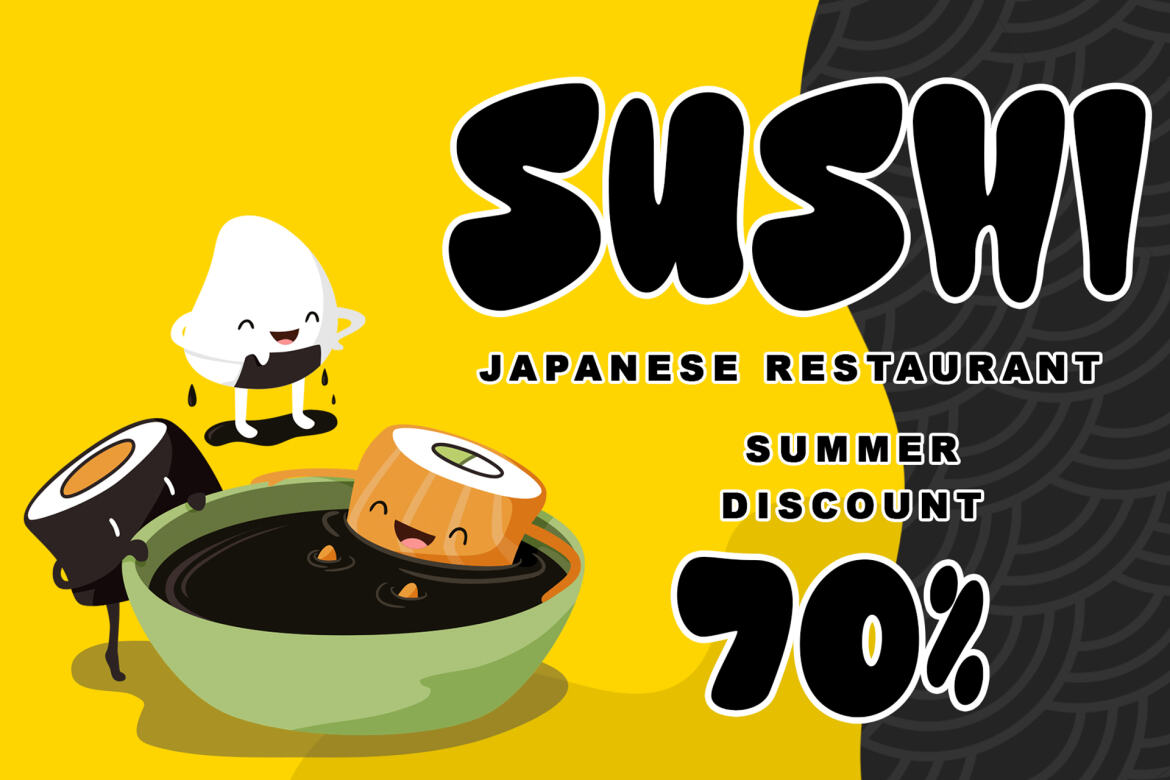 Nijikon Japan - Free Font - view 5