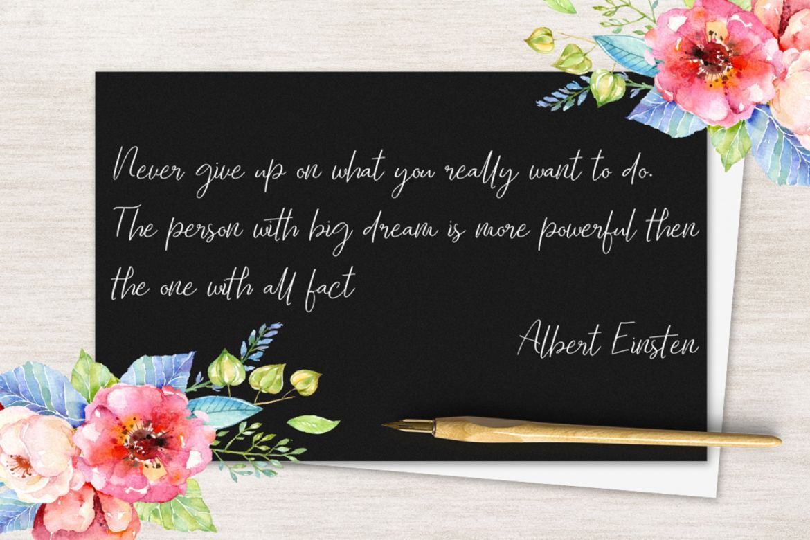 Tallented script alternate